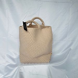 Naghedi woven shopper bag with pouch
